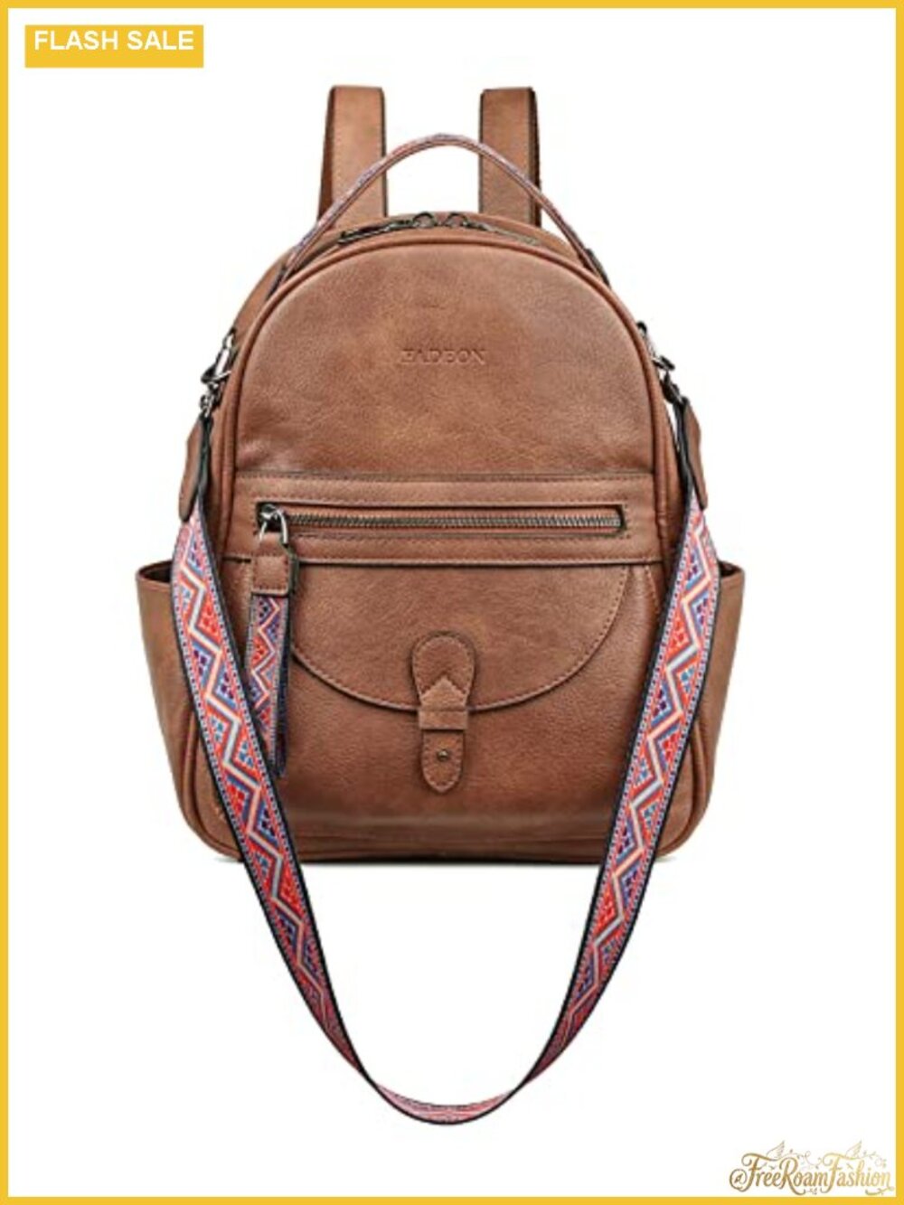Vegan Leather Mini Backpack Purse for Women Small Daypack Travel